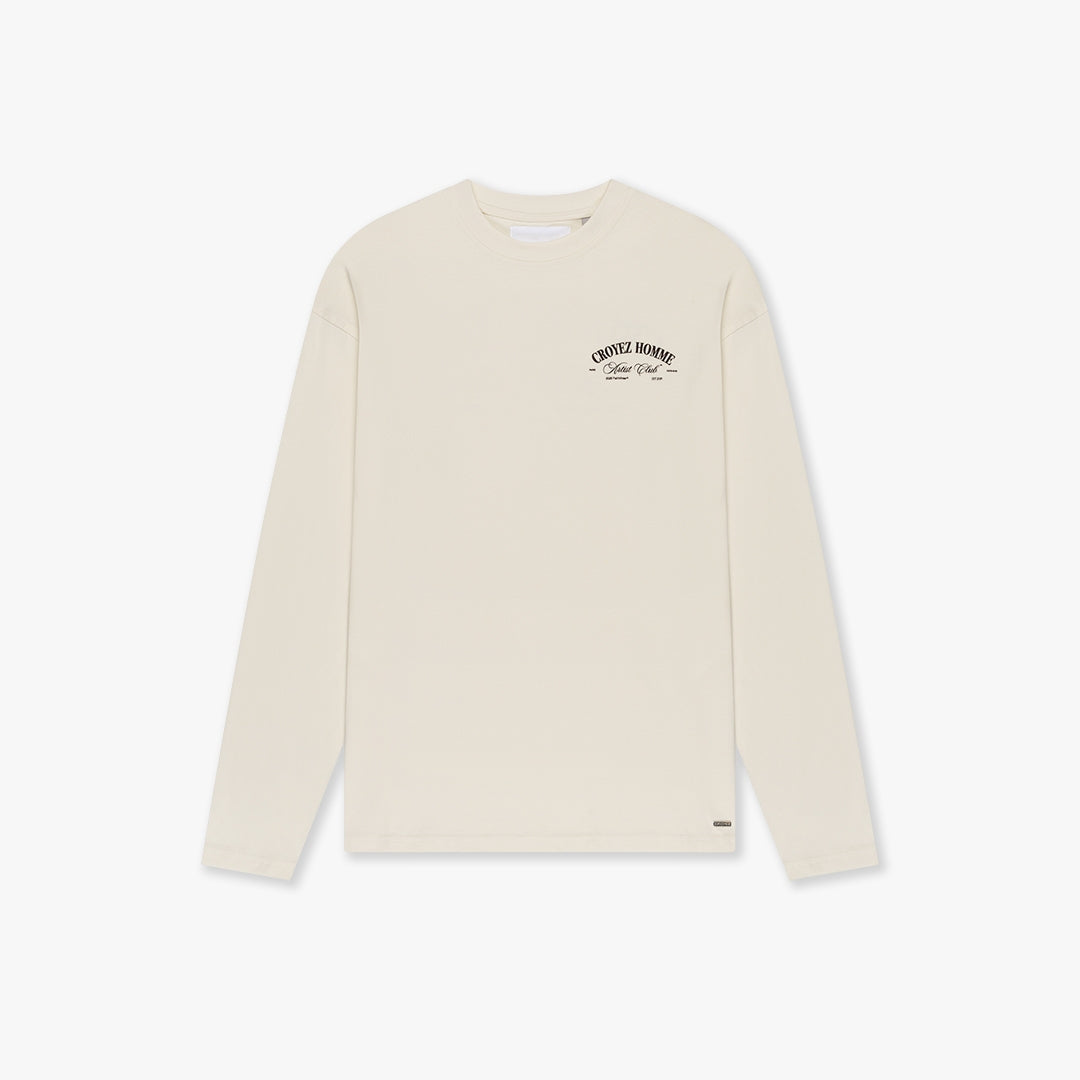  CROYEZ ARTIST CLUB LONGSLEEVE T-SHIRT | OFF-WHITE
