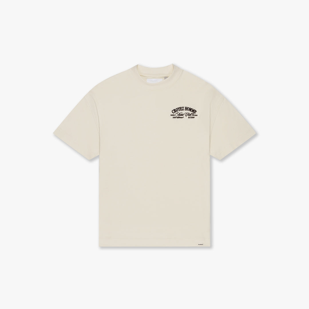 CROYEZ ARTIST CLUB T-SHIRT | OFF-WHITE