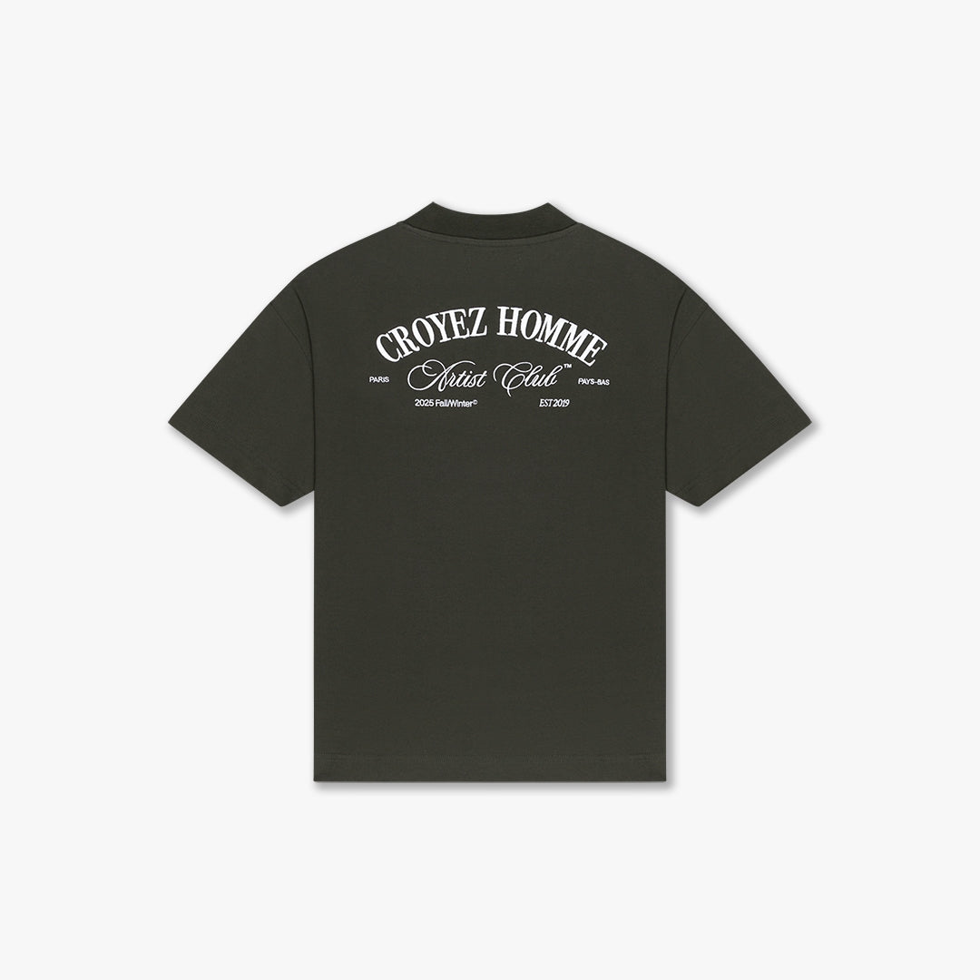 CROYEZ ARTIST CLUB T-SHIRT | DARK GREEN