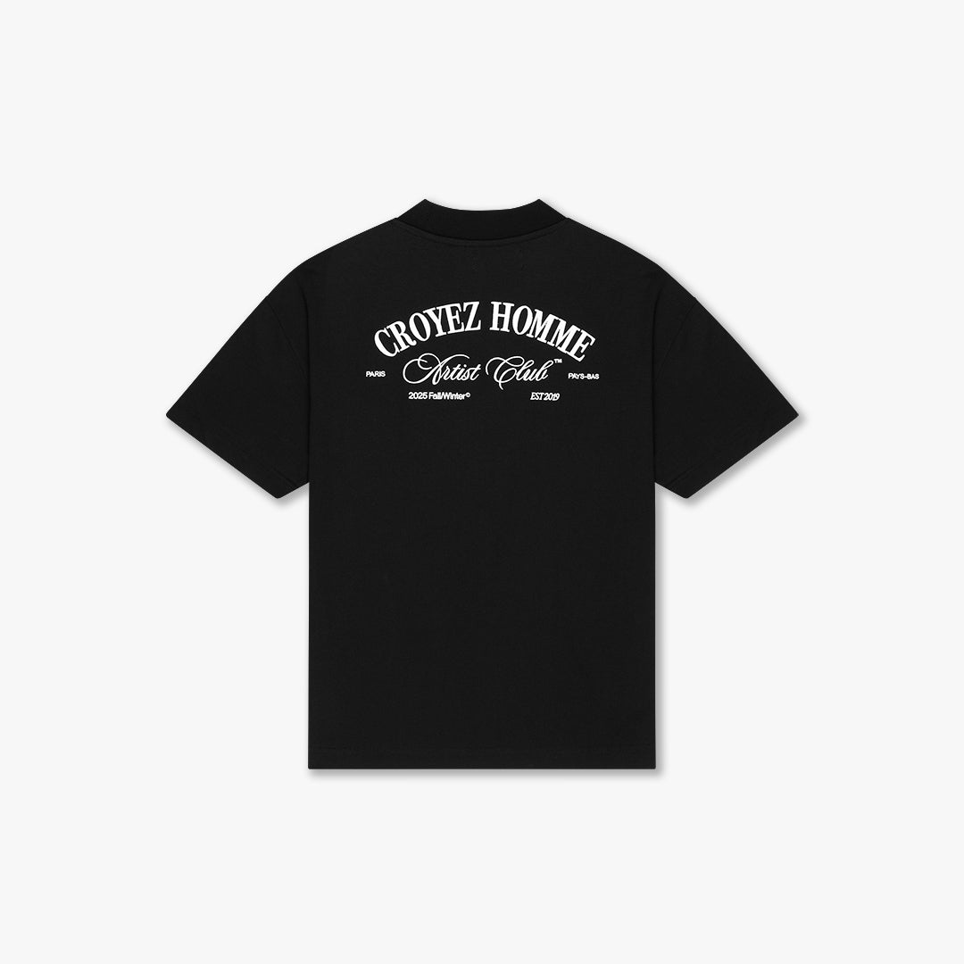 CROYEZ ARTIST CLUB T-SHIRT | BLACK