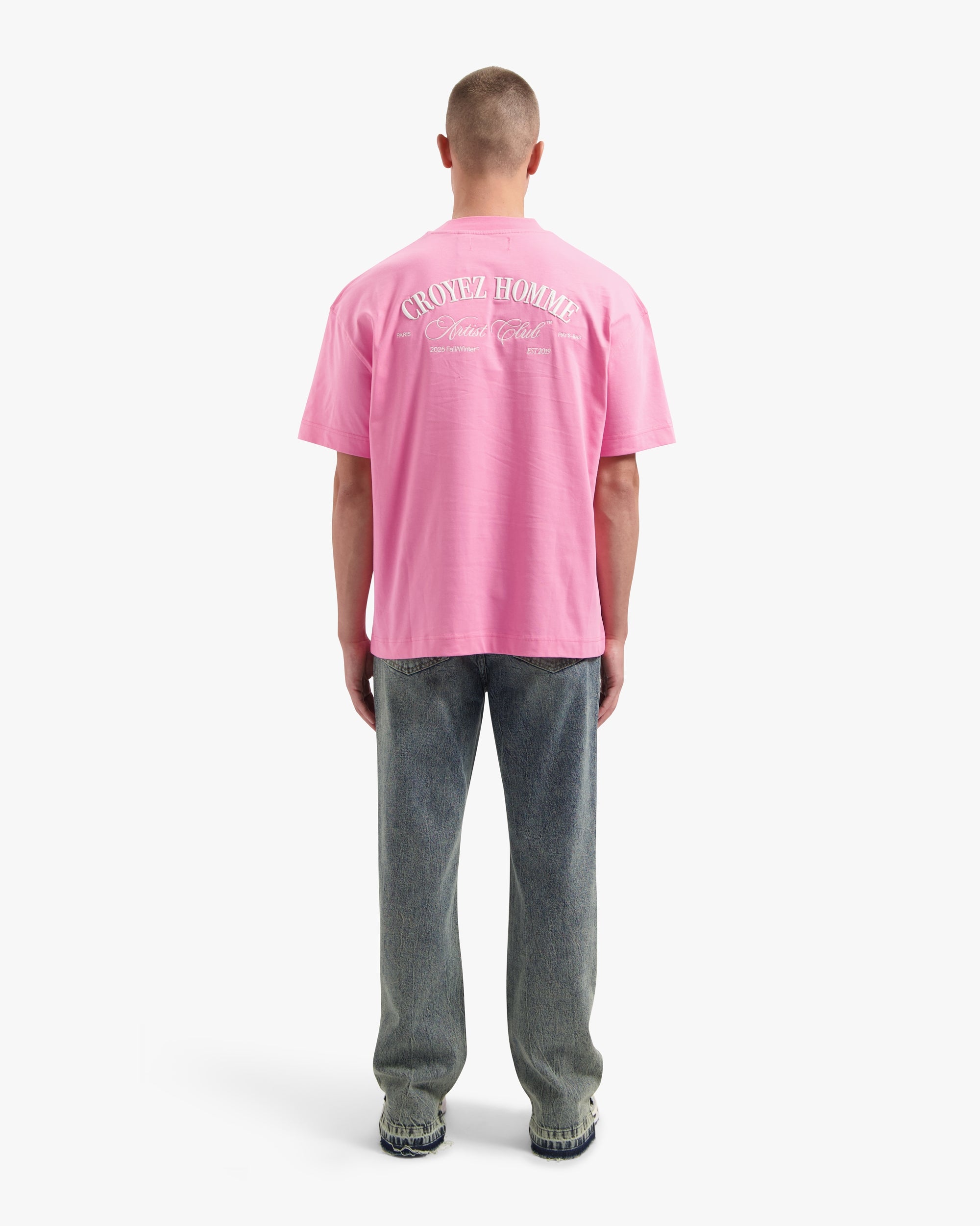 CROYEZ ARTIST CLUB T-SHIRT | PINK