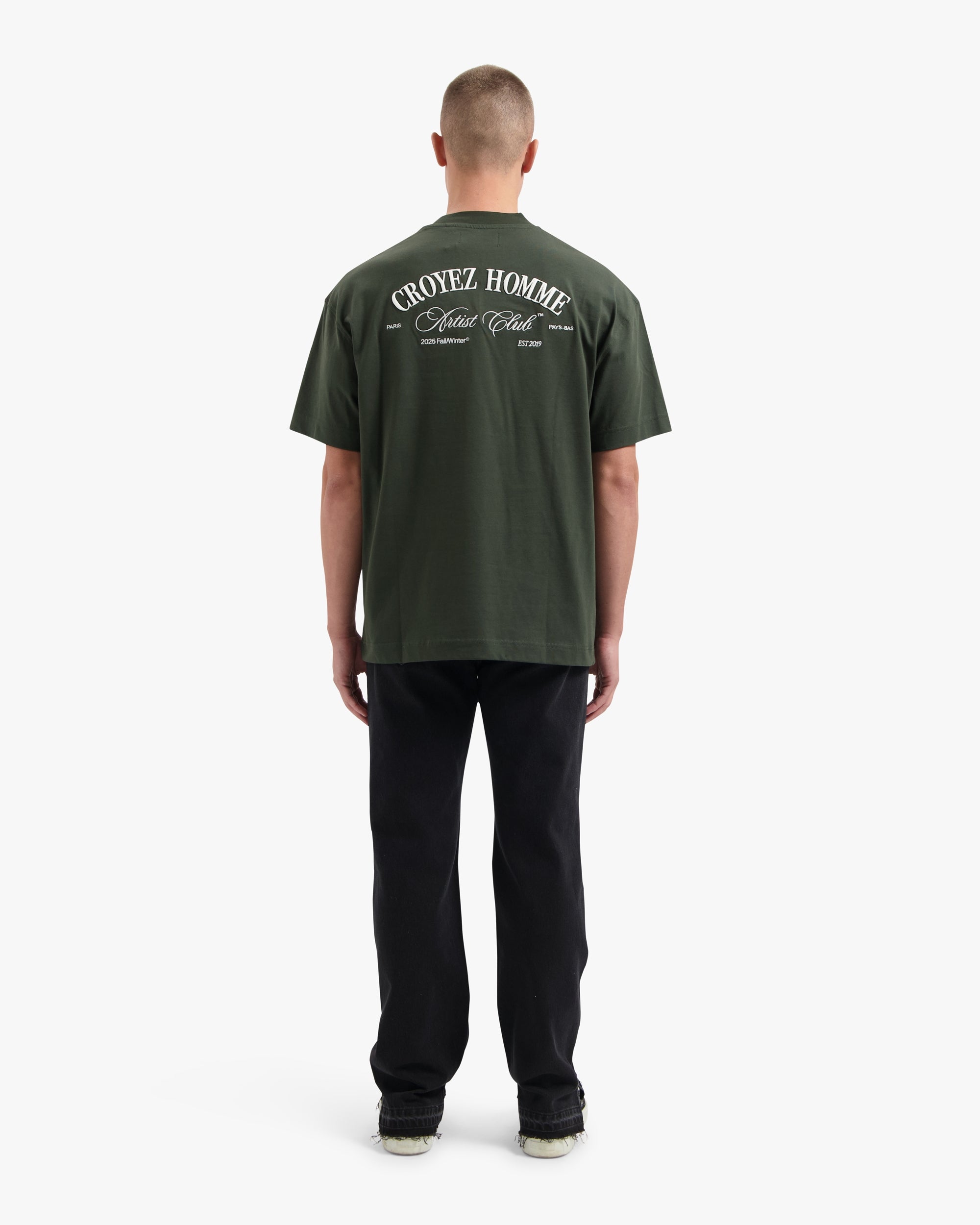 CROYEZ ARTIST CLUB T-SHIRT | DARK GREEN