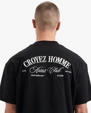 CROYEZ ARTIST CLUB T-SHIRT | BLACK