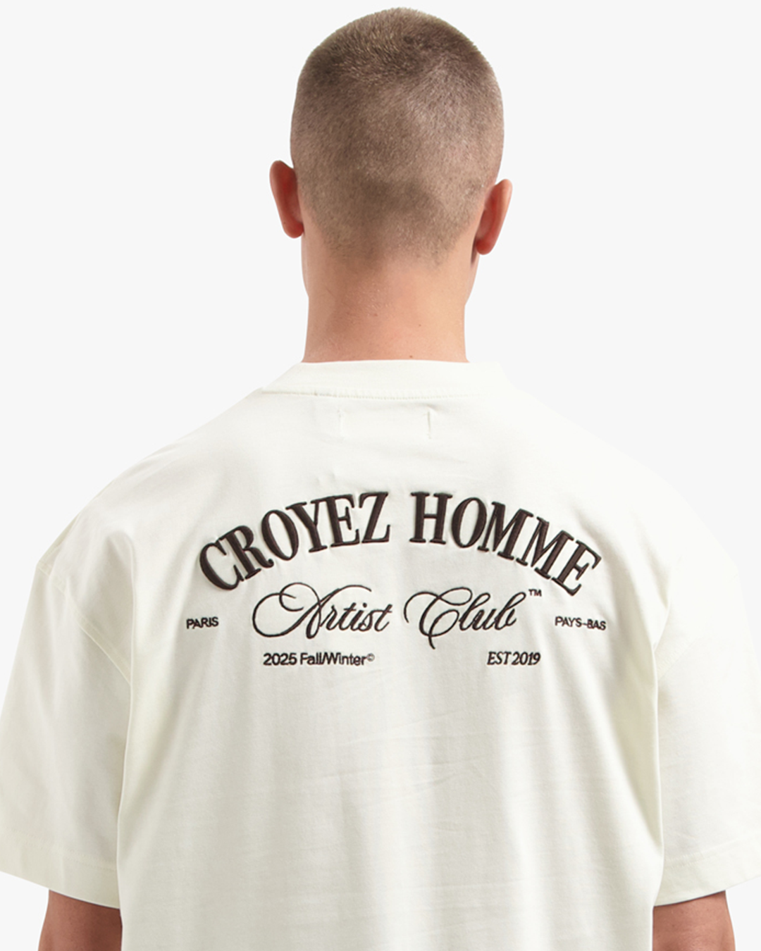 CROYEZ ARTIST CLUB T-SHIRT | OFF-WHITE