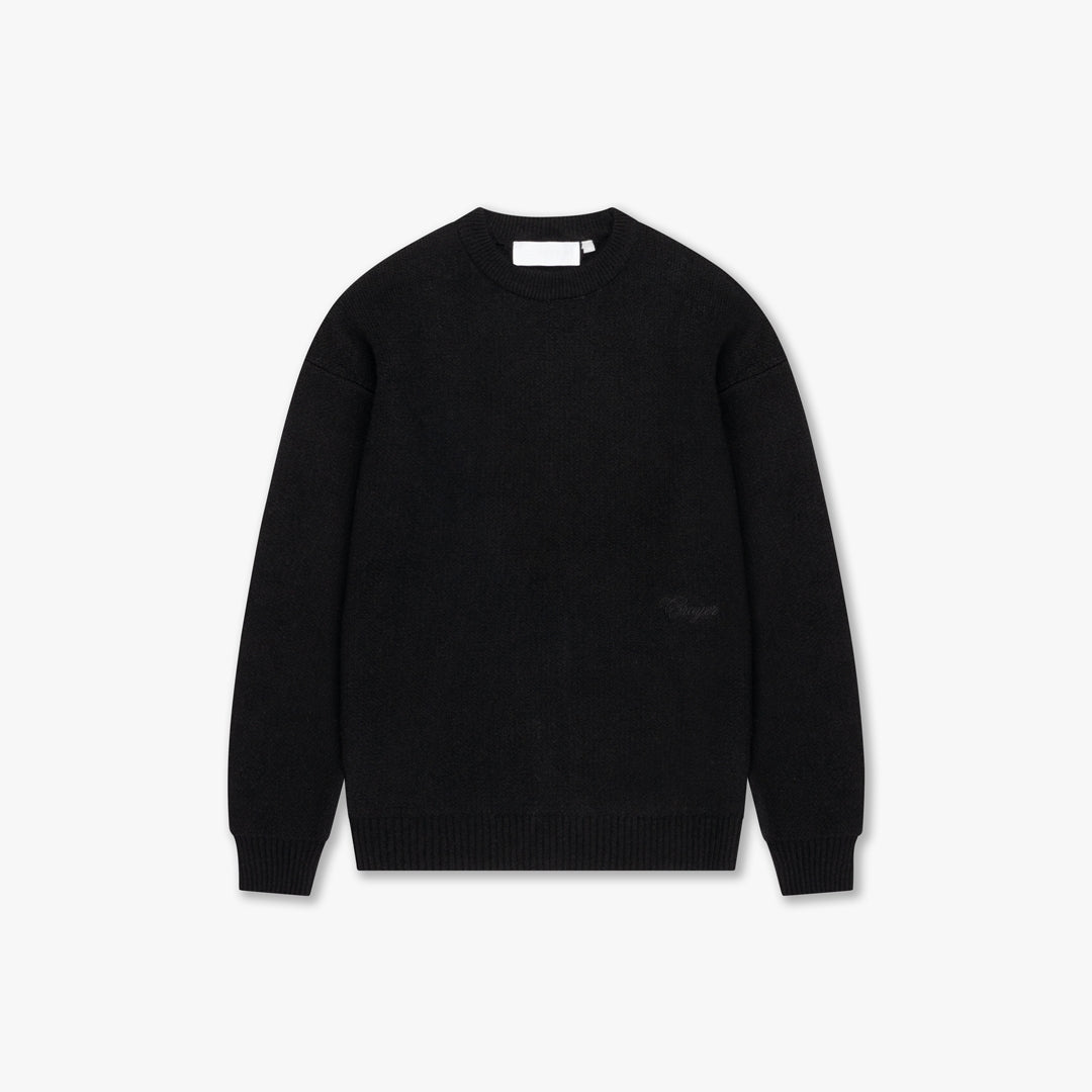  CROYEZ TOUJOURS KNIT SWEATER | BLACK