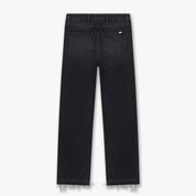 CROYEZ CD1 STEPPED HEM JEANS | BLACK