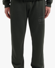 CROYEZ STAMP STRAIGHT LEG SWEATPANTS | DARK GREEN