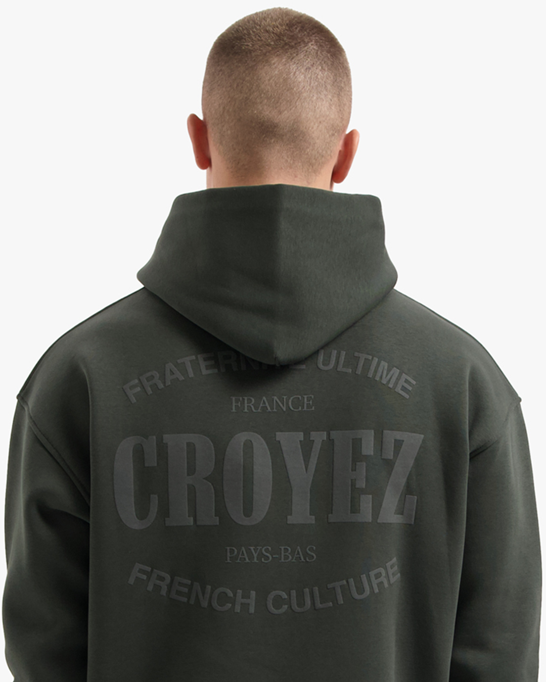 CROYEZ STAMP HOODIE | DARK GREEN