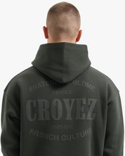 CROYEZ STAMP HOODIE | DARK GREEN