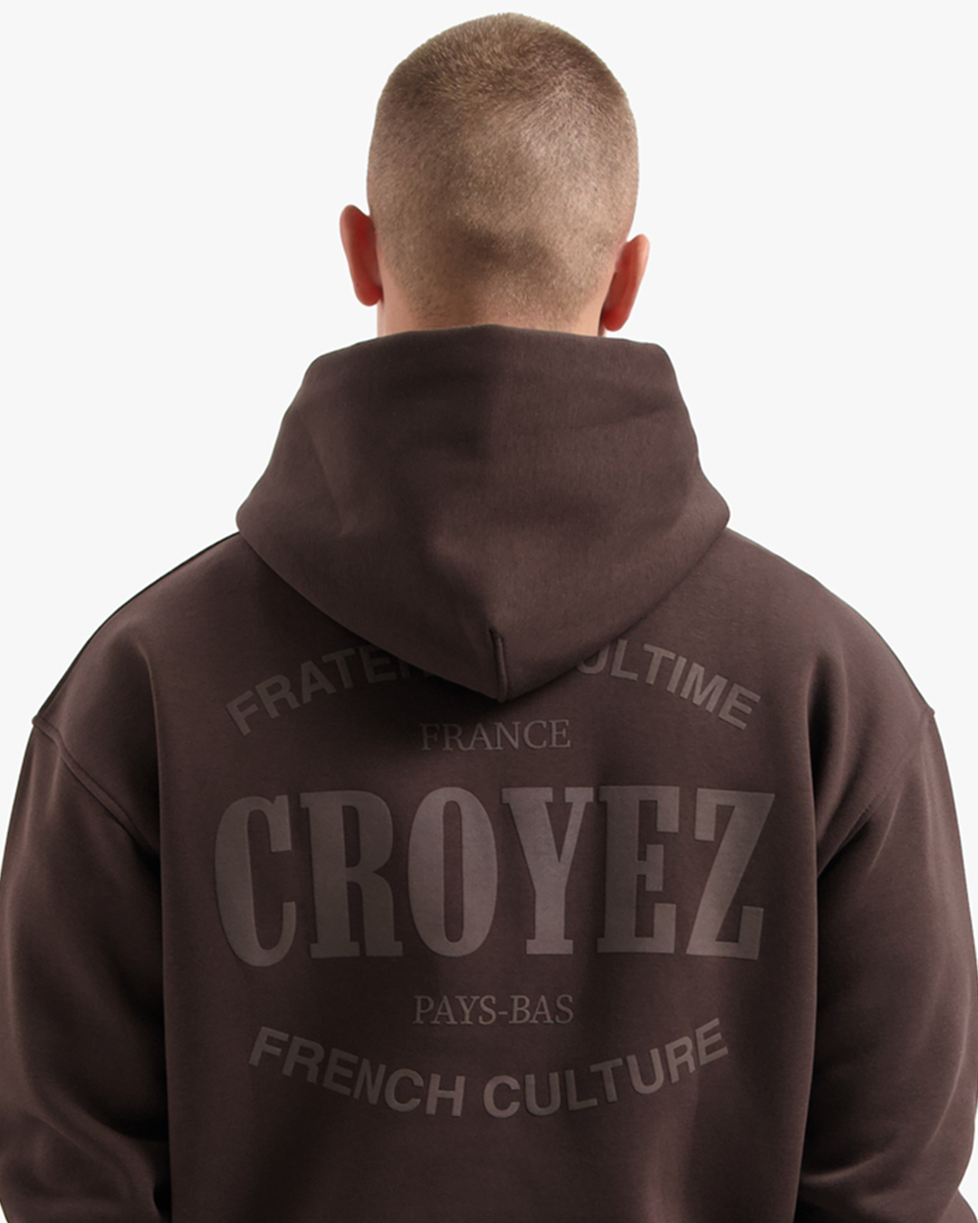 CROYEZ STAMP HOODIE | BROWN