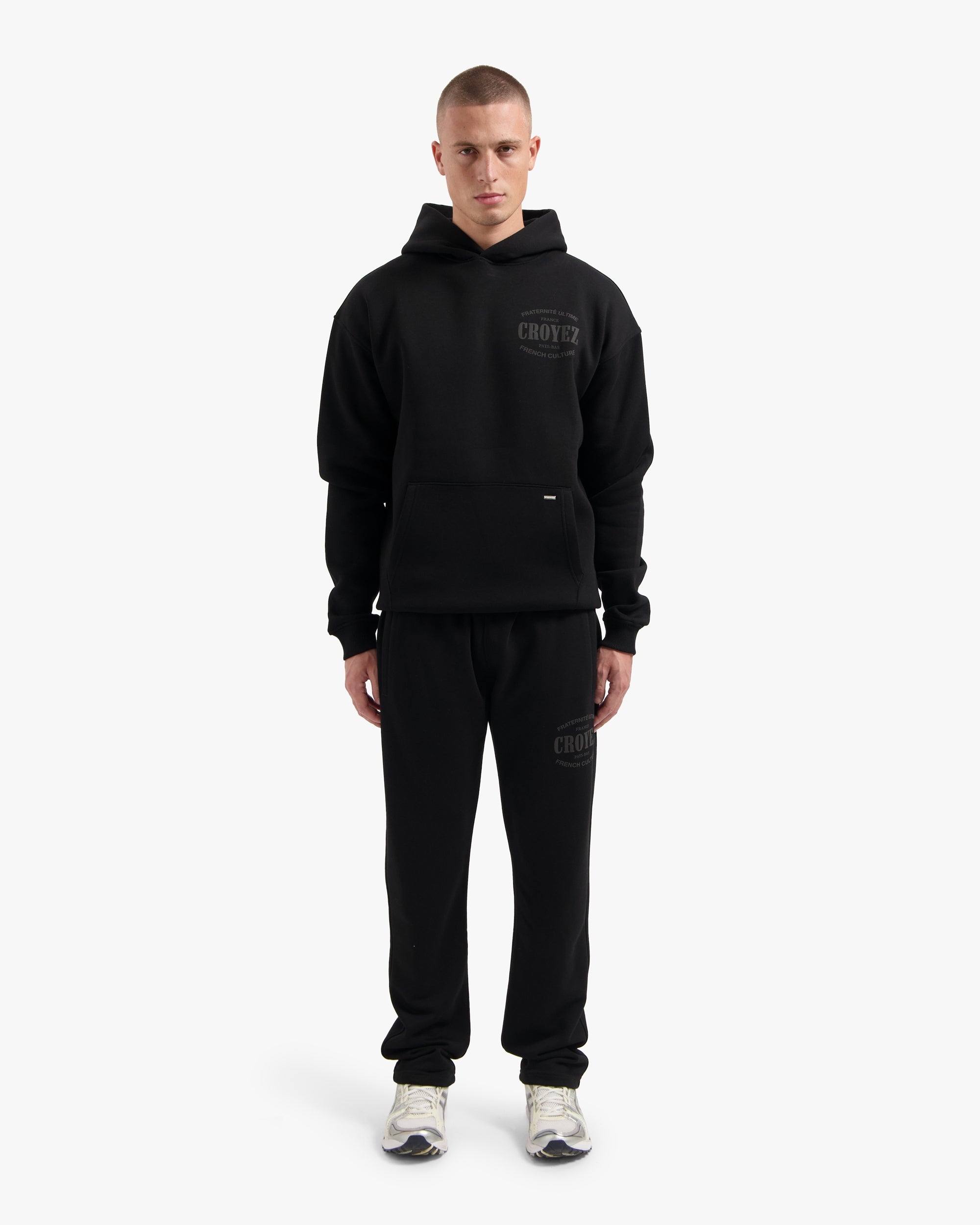 CROYEZ STAMP HOODIE | BLACK