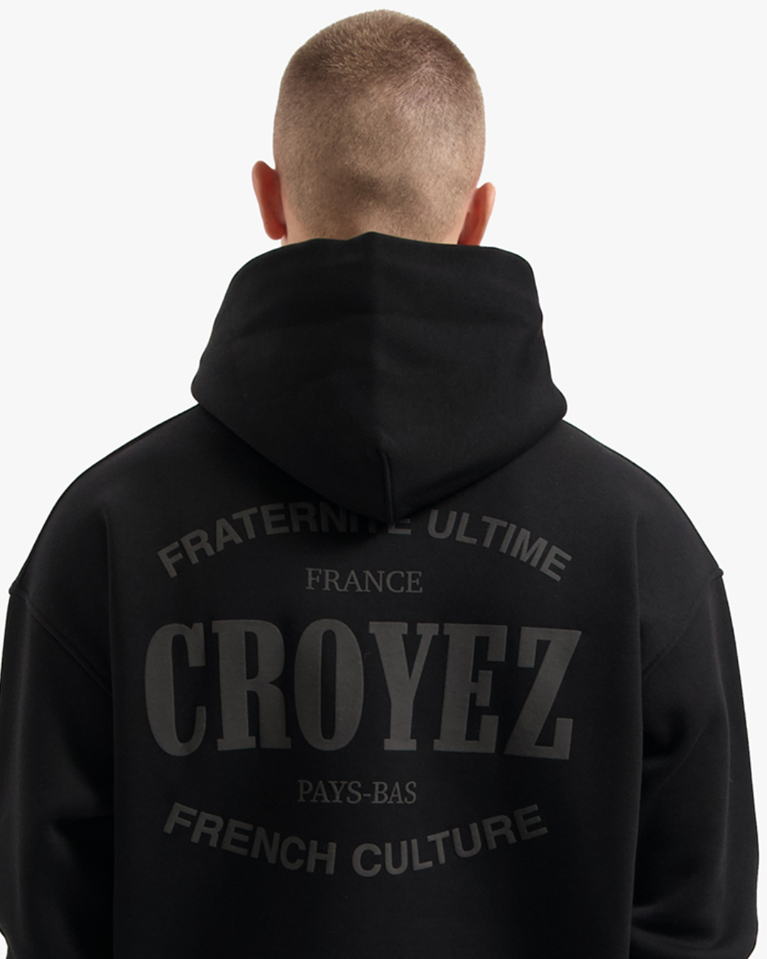 CROYEZ STAMP HOODIE | BLACK