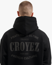 CROYEZ STAMP HOODIE | BLACK