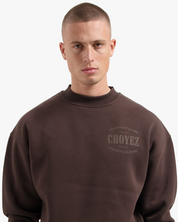 CROYEZ STAMP SWEATER | BROWN