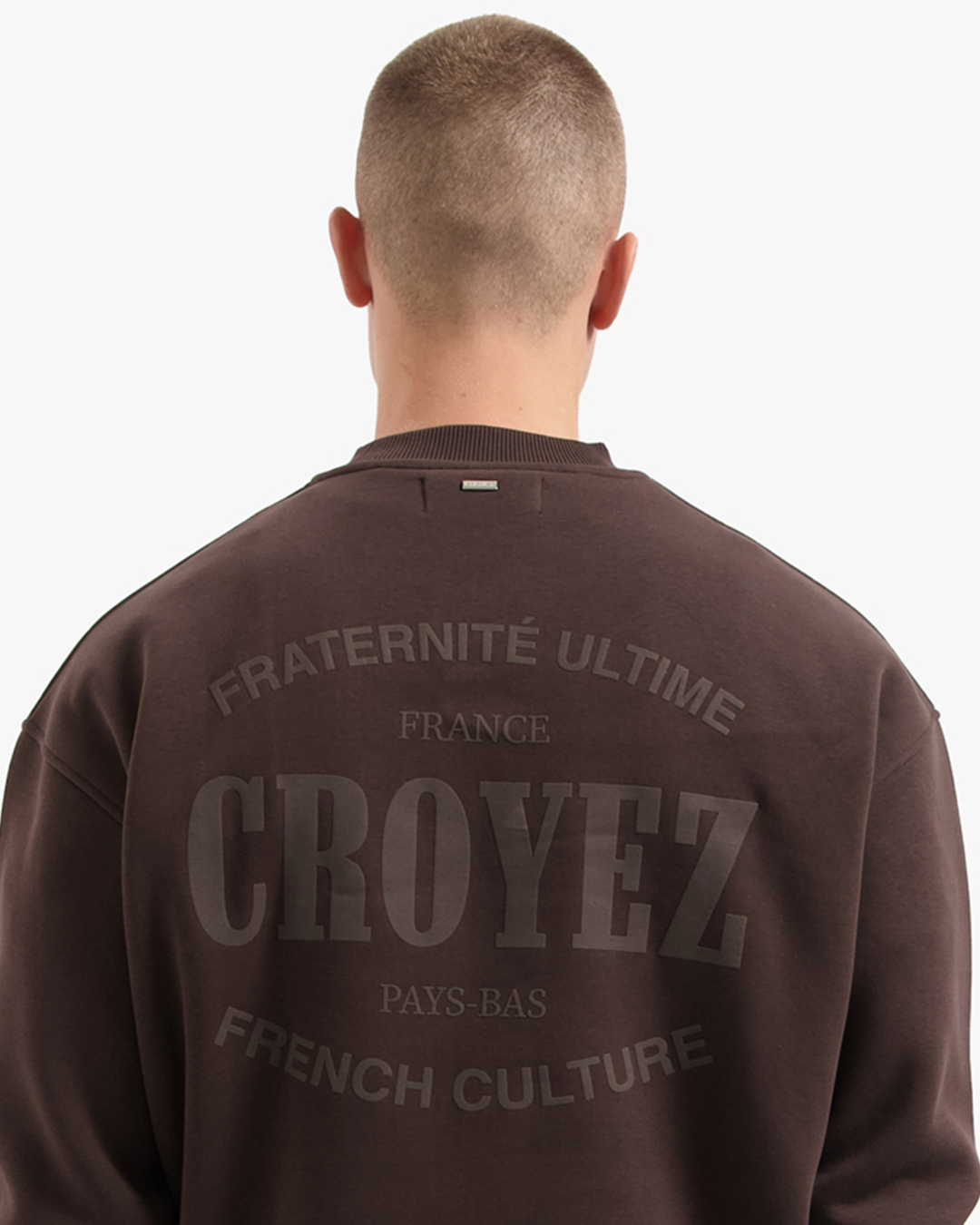 CROYEZ STAMP SWEATER | BROWN