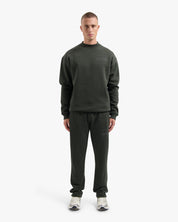 CROYEZ STAMP SWEATER | DARK GREEN