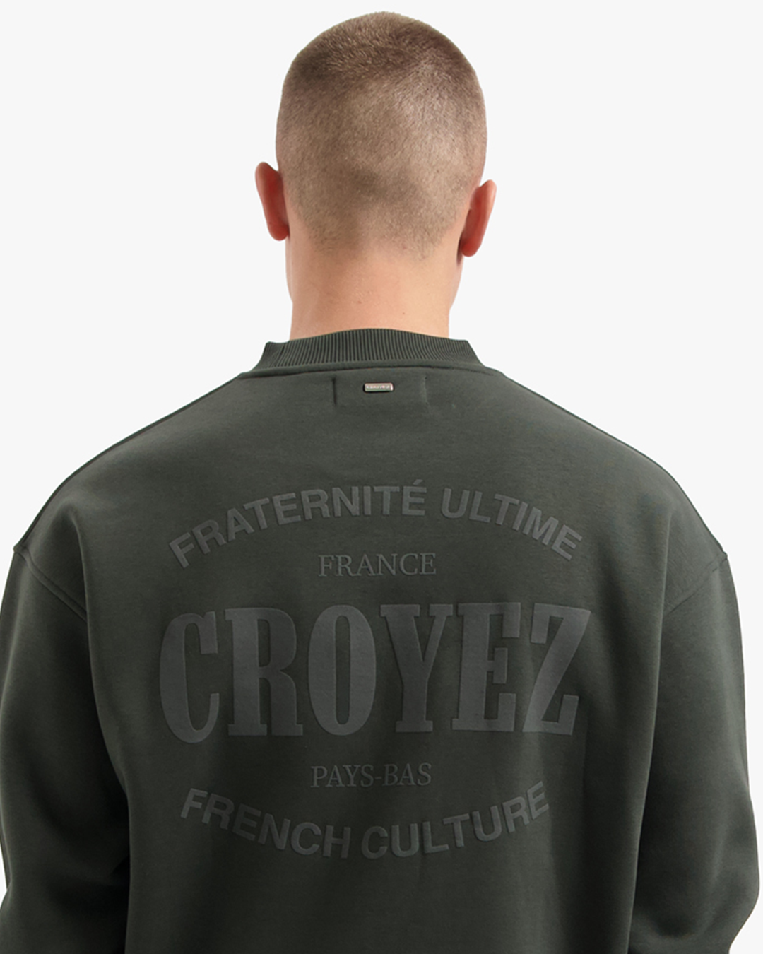 CROYEZ STAMP SWEATER | DARK GREEN
