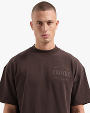 CROYEZ STAMP T-SHIRT | BROWN
