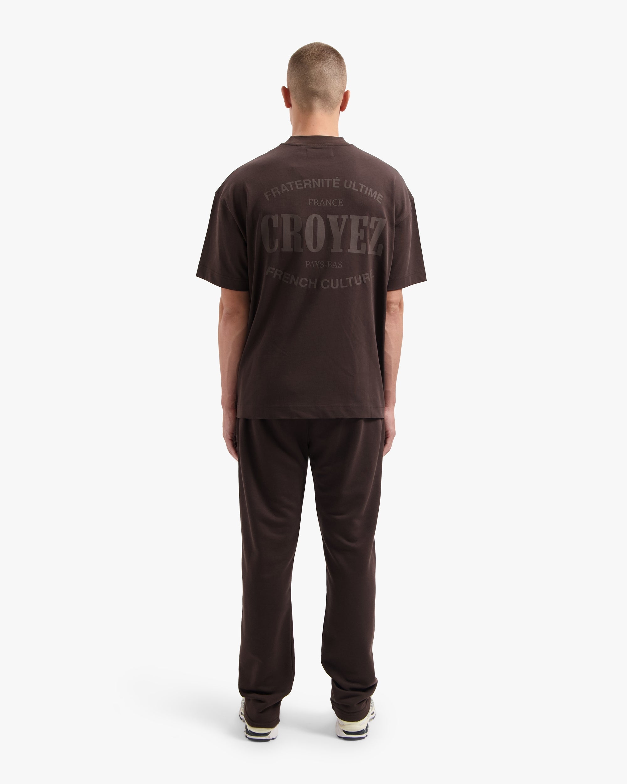 CROYEZ STAMP T-SHIRT | BROWN