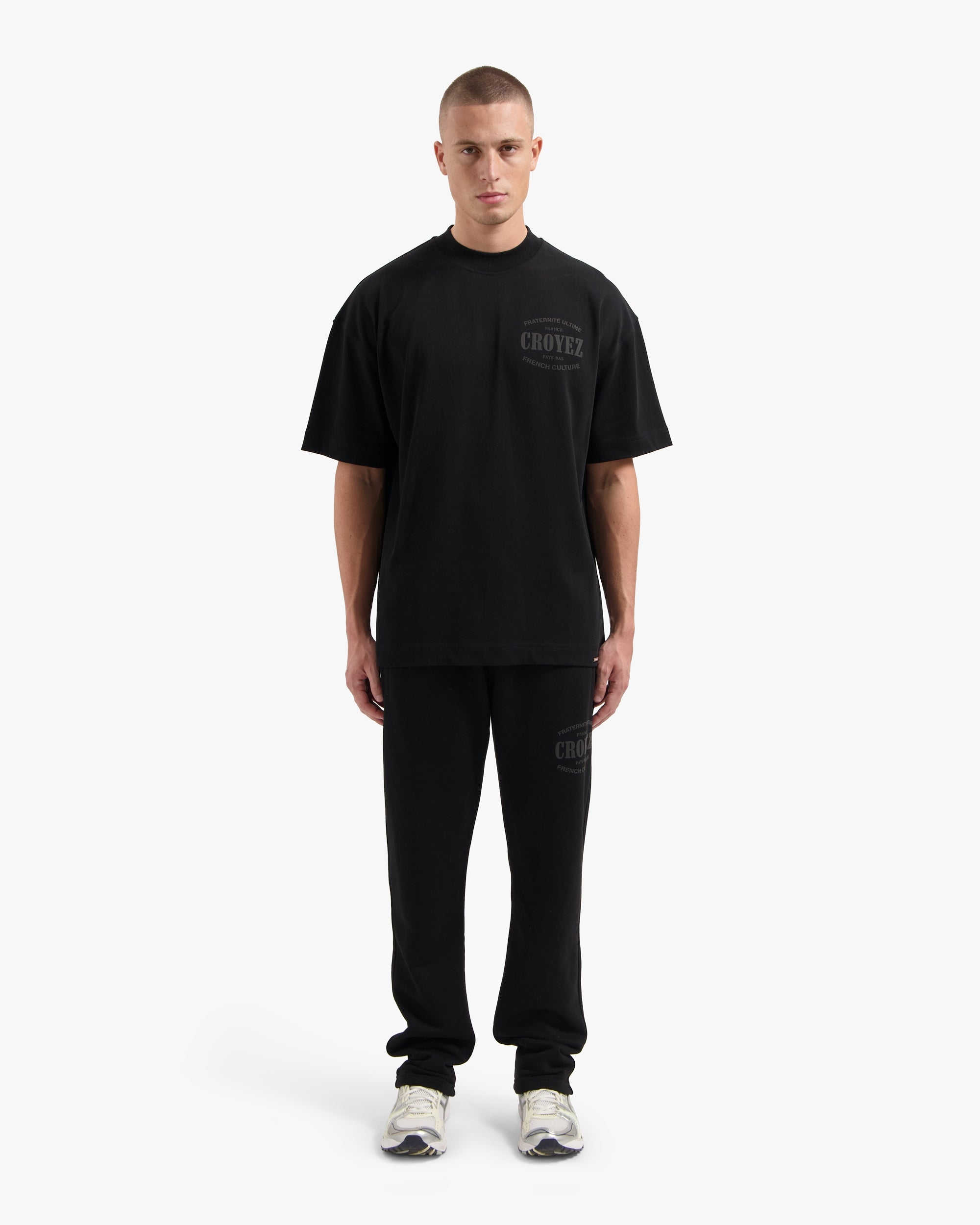 CROYEZ STAMP T-SHIRT | BLACK