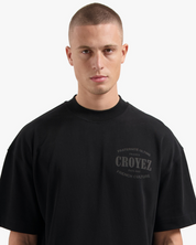 CROYEZ STAMP T-SHIRT | BLACK