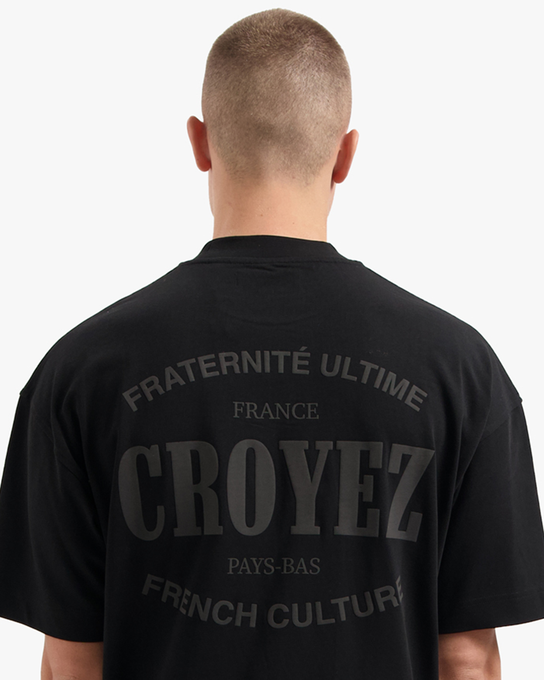 CROYEZ STAMP T-SHIRT | BLACK