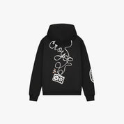 Croyez Pop-Up Zip Hoodie | Black