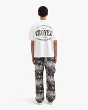 CROYEZ OVERSIZED STAMP T-SHIRT | WHITE