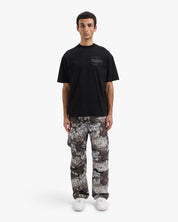 CROYEZ OVERSIZED STAMP T-SHIRT | BLACK