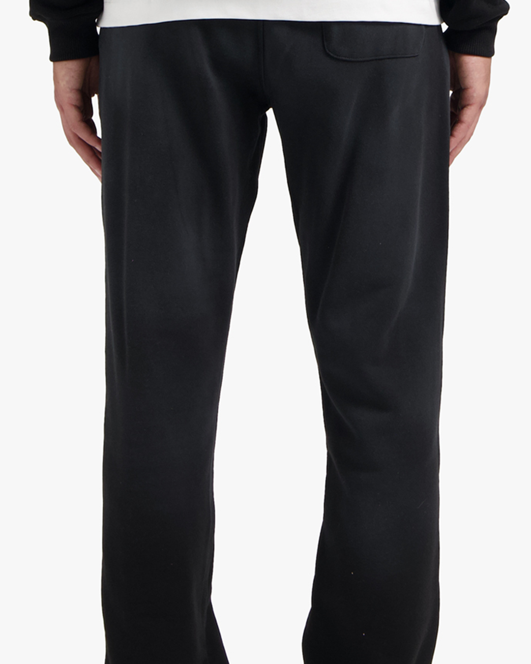 CROYEZ SPRAYED ATELIER STRAIGHT LEG SWEATPANTS | BLACK