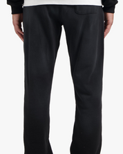 CROYEZ SPRAYED ATELIER STRAIGHT LEG SWEATPANTS | BLACK