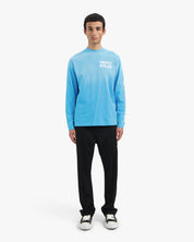 CROYEZ SPRAYED ATELIER LONGSLEEVE T-SHIRT | BLUE