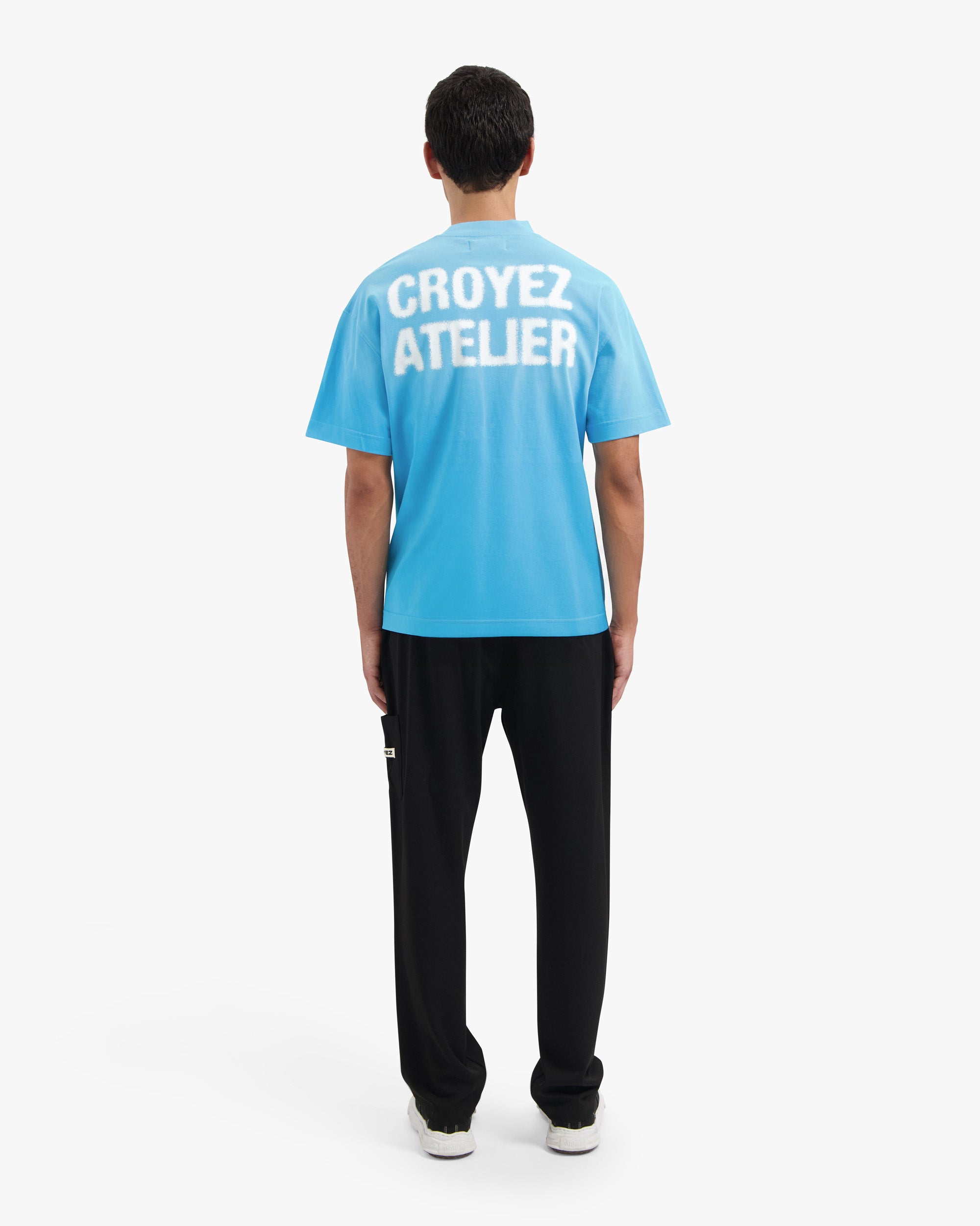 CROYEZ SPRAYED ATELIER T-SHIRT | BLUE
