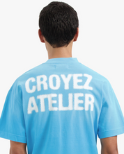 CROYEZ SPRAYED ATELIER T-SHIRT | BLUE