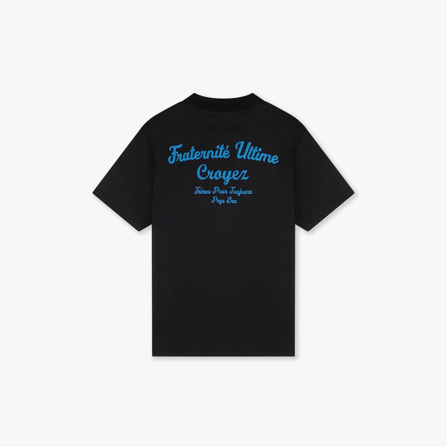 CROYEZ FRATERNITÉ T-SHIRT - VINTAGE BLACK/ROYAL BLUE