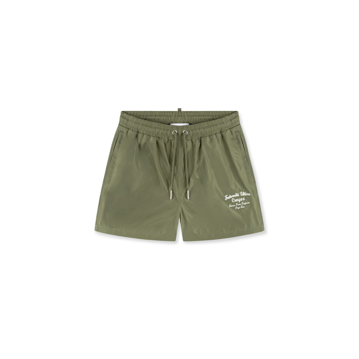 CROYEZ FRATERNITÉ SWIM SHORTS - WASHED OLIVE