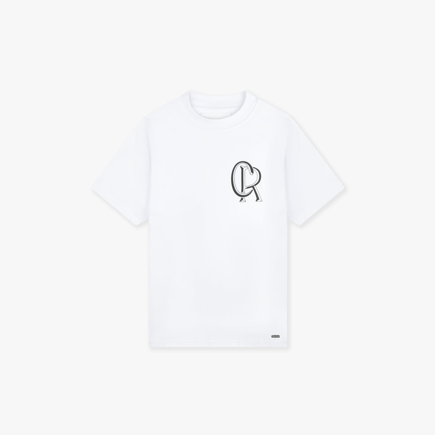 CROYEZ INITIAL T-SHIRT | WHITE