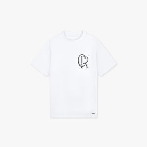 CROYEZ INITIAL T-SHIRT | WHITE