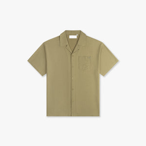 CROYEZ SEERSUCKER SHIRT | WASHED OLIVE