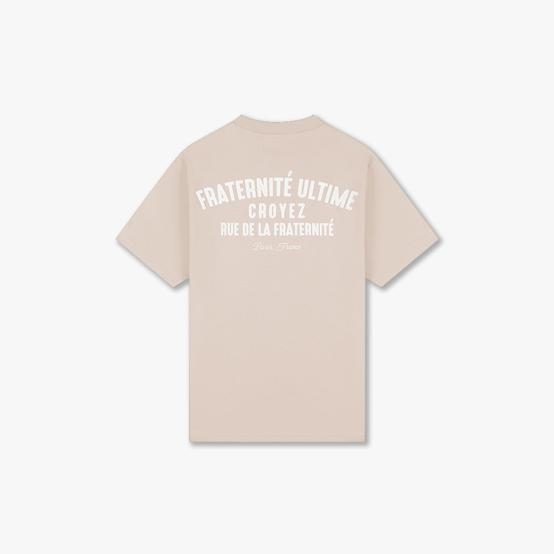 CROYEZ FRATERNITÉ T-SHIRT | STONE