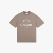 CROYEZ GALLERY FRONT T-SHIRT | STONE