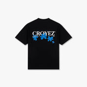 CROYEZ BOTANIQUE T-SHIRT | BLACK/COBALT