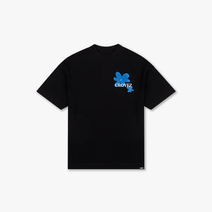 CROYEZ BOTANIQUE T-SHIRT | BLACK/COBALT