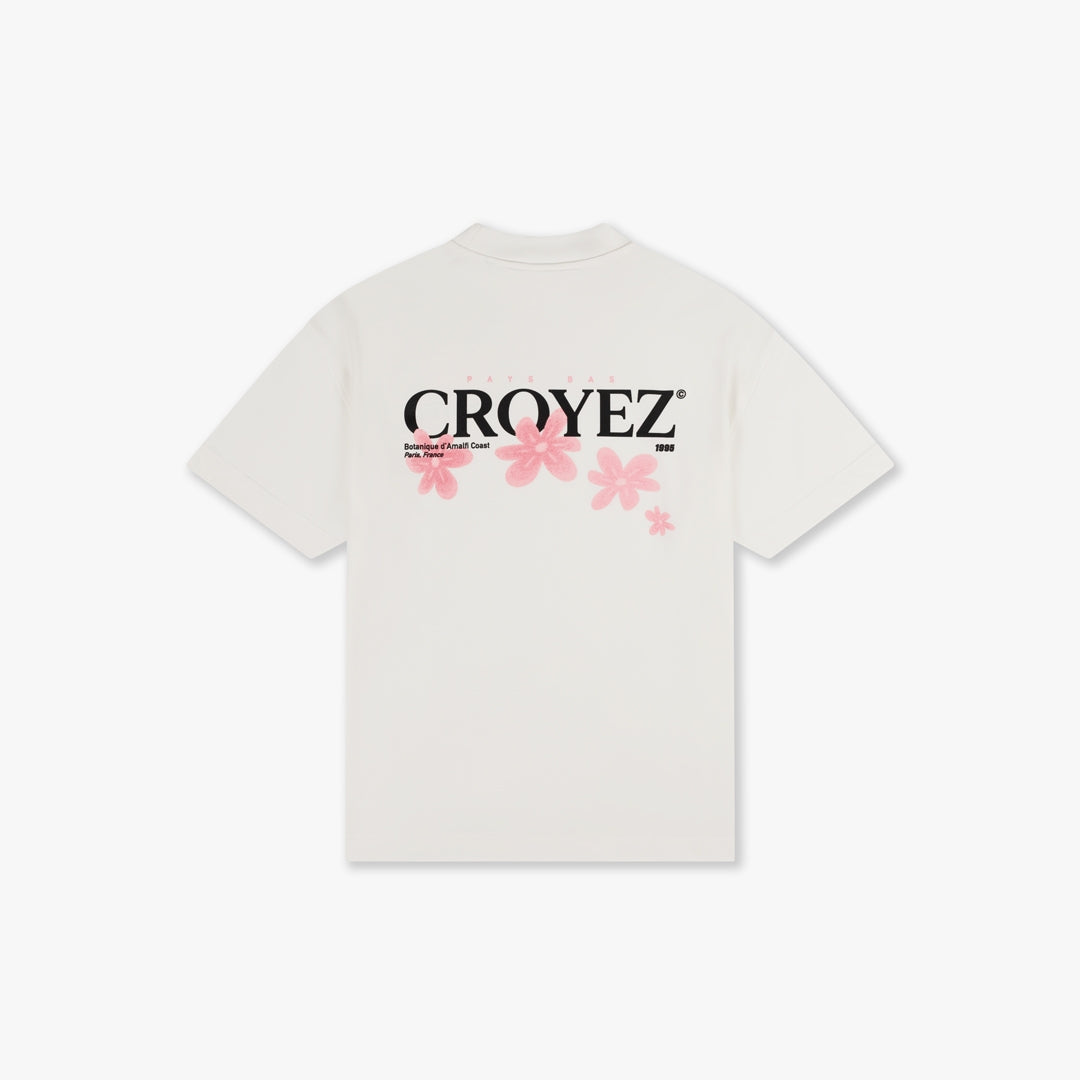 CROYEZ BOTANIQUE T-SHIRT | OFF-WHITE/PINK