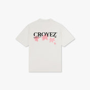 CROYEZ BOTANIQUE T-SHIRT | OFF-WHITE/PINK