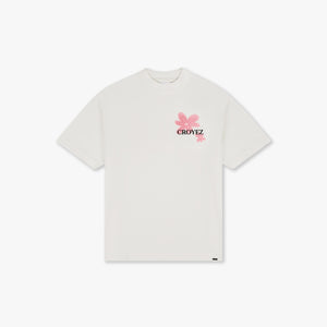 CROYEZ BOTANIQUE T-SHIRT | OFF-WHITE/PINK