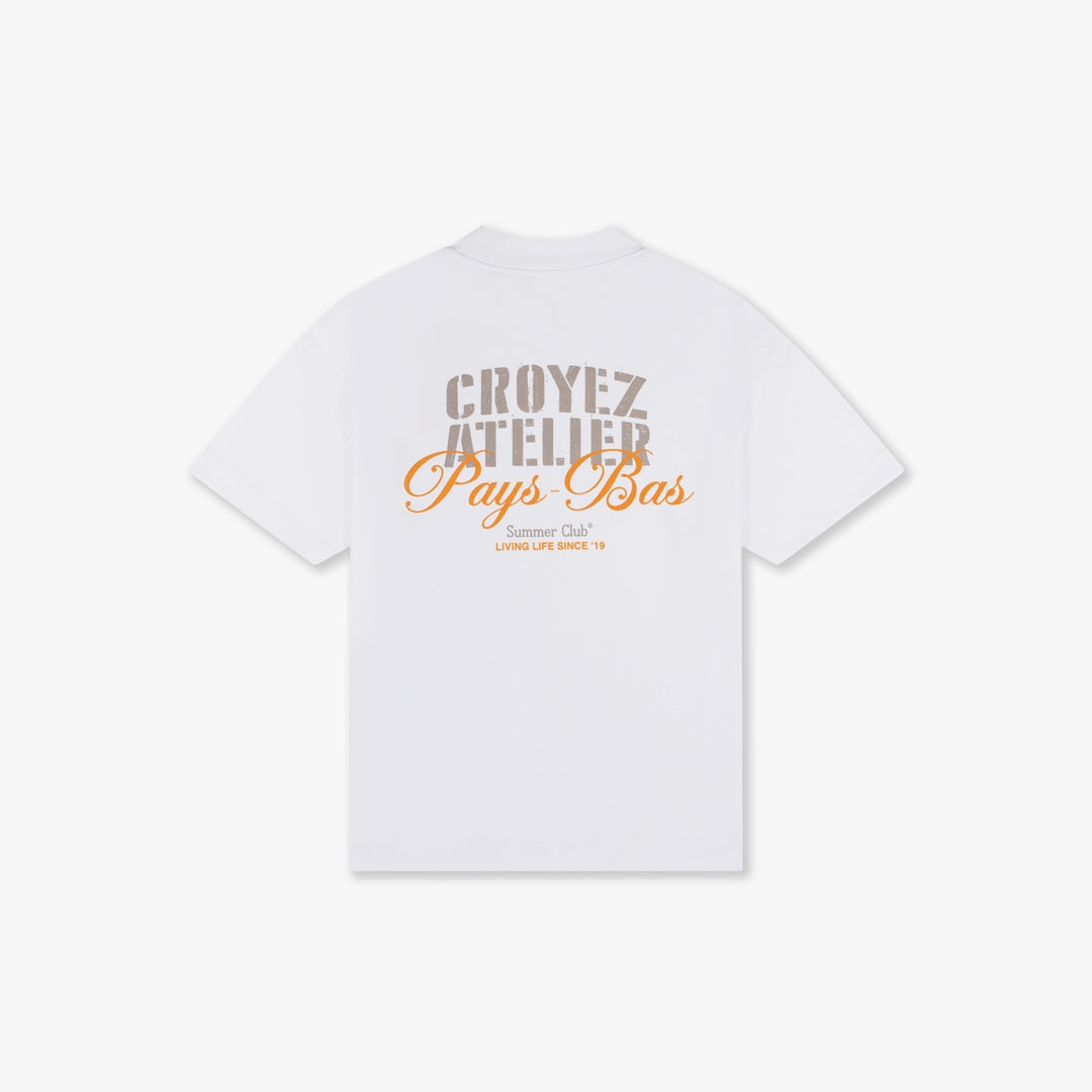 CROYEZ SUMMER CLUB T-SHIRT | WHITE