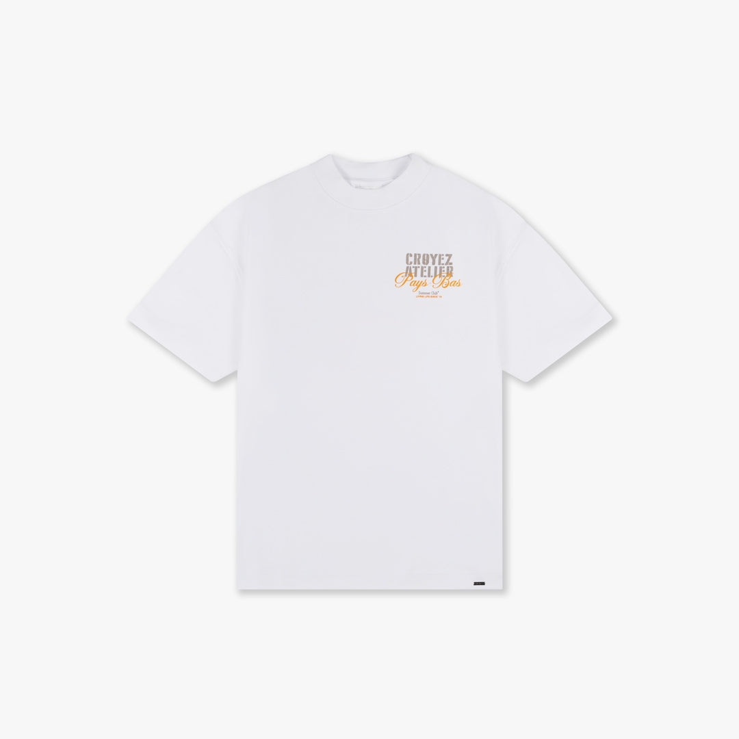 CROYEZ SUMMER CLUB T-SHIRT | WHITE