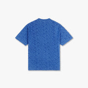 CROYEZ MONOGRAM TOWELLING T-SHIRT | COBALT BLUE