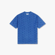 CROYEZ MONOGRAM TOWELLING T-SHIRT | COBALT BLUE